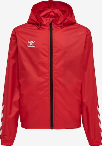 Hummel Sportjas in Rood: voorkant