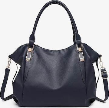 Miss Lulu Shoulder Bag in Blue: front