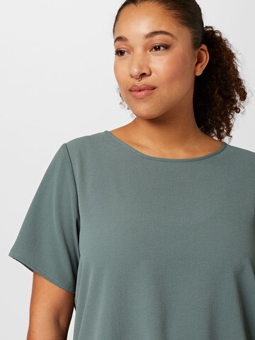 ONLY Carmakoma Blouse 'Vica' in Groen