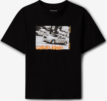 T-Shirt Calvin Klein Jeans en noir : devant