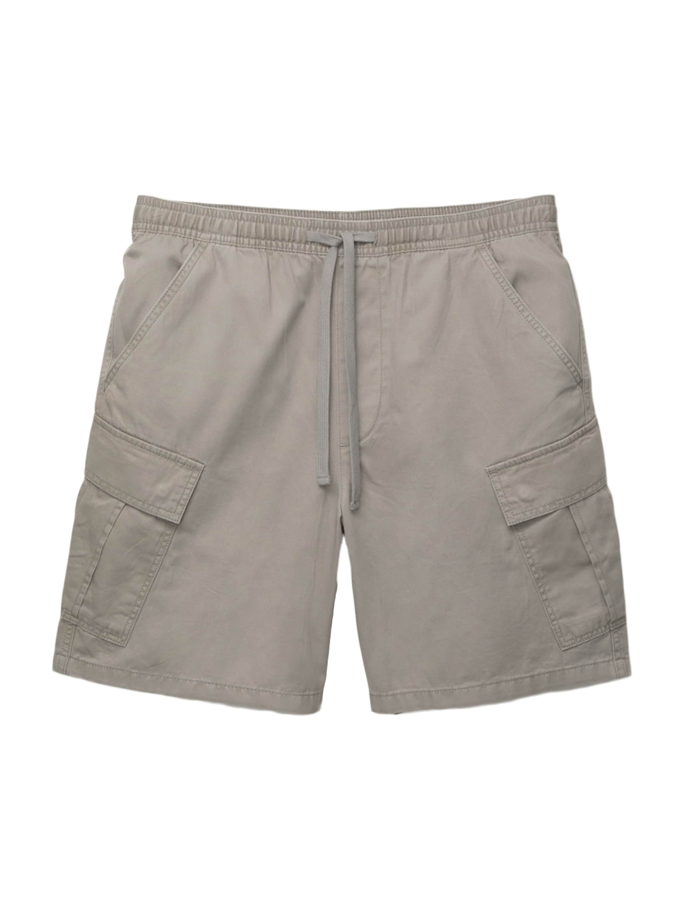 Pull&Bear Lużny krój Bojówki w kolorze szary: przód