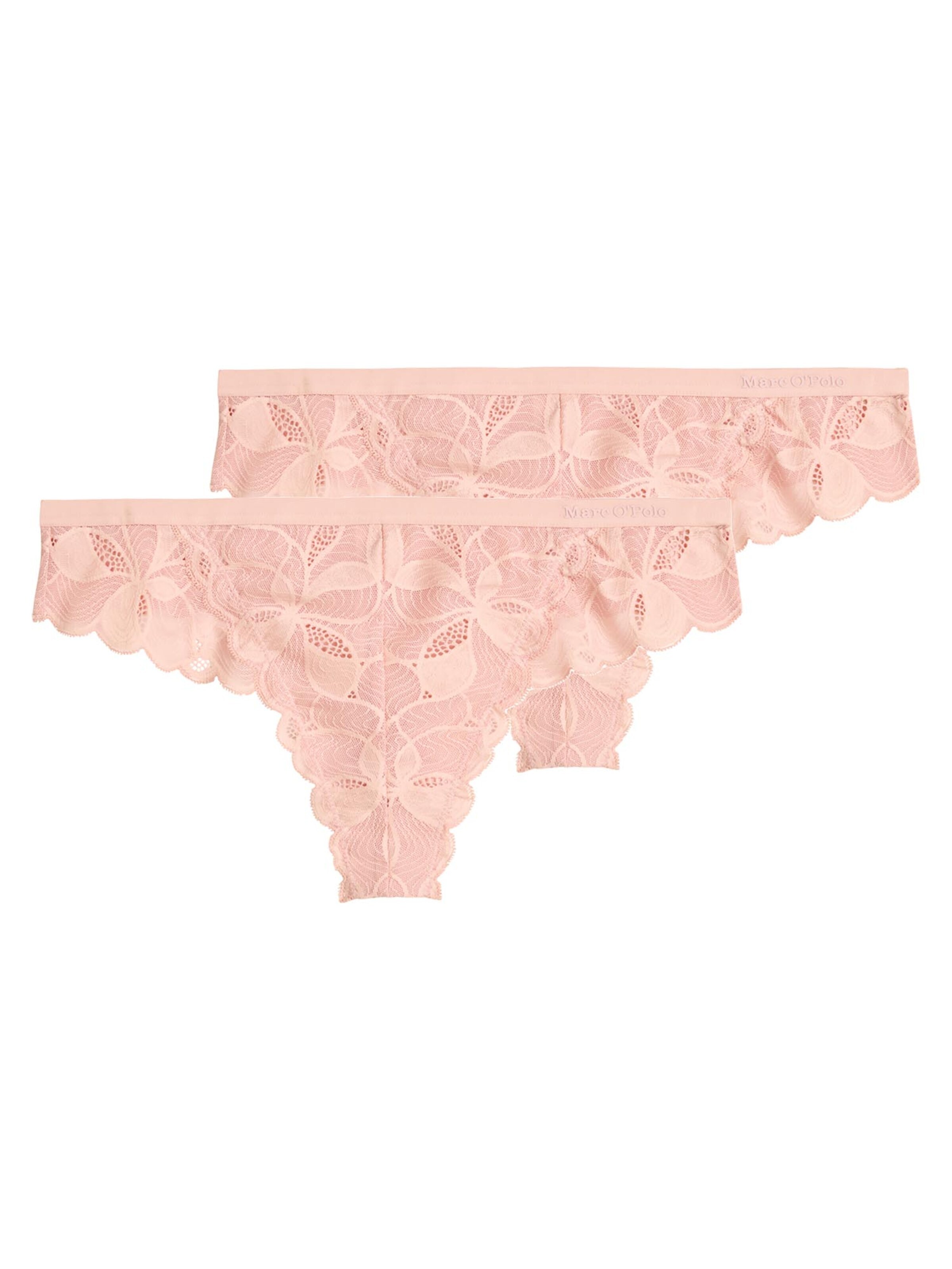 Marc O'Polo String 'Tender Lace' in Roze: voorkant