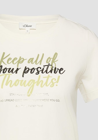 T-shirt s.Oliver en beige
