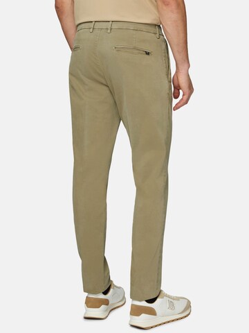 Boggi Milano Regular Trousers with creases in Green