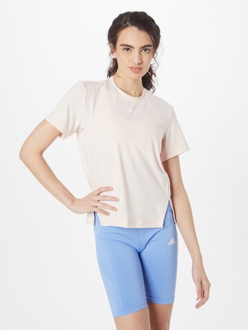 ADIDAS PERFORMANCE Sportshirt 'Versatile' in Beige: Vorderseite