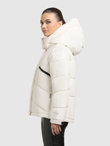 khujo Winterjacke 'Evande' in Weiß