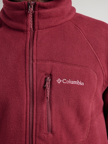 COLUMBIA Fleecejacka 'Fast Trek II' i röd