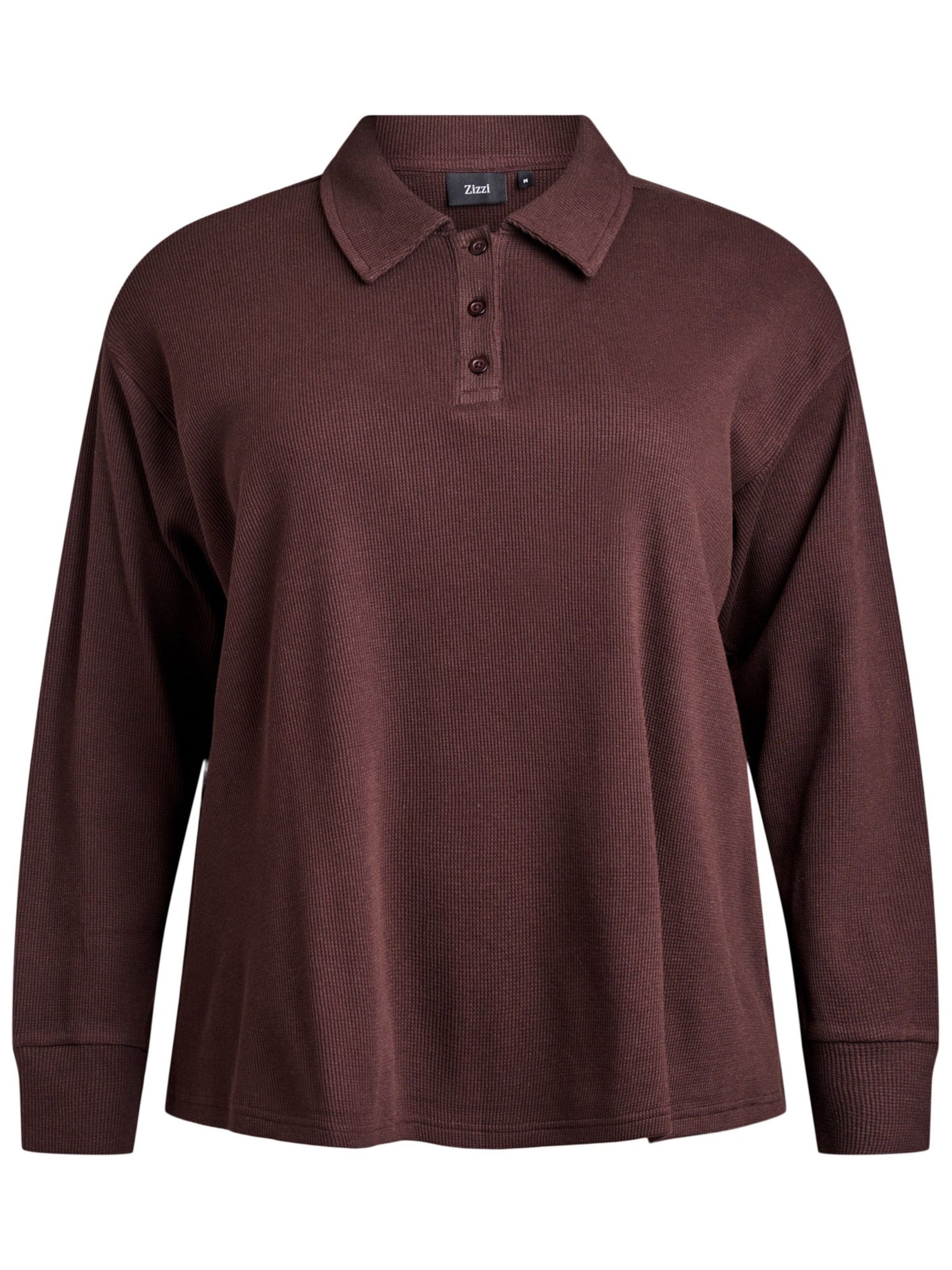 Maglietta &#x27;Mronja&#x27; di Zizzi in marrone: frontale