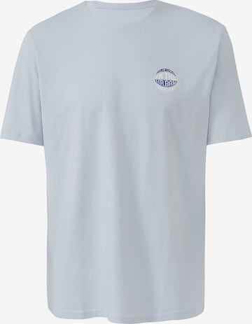 T-Shirt QS en bleu : devant
