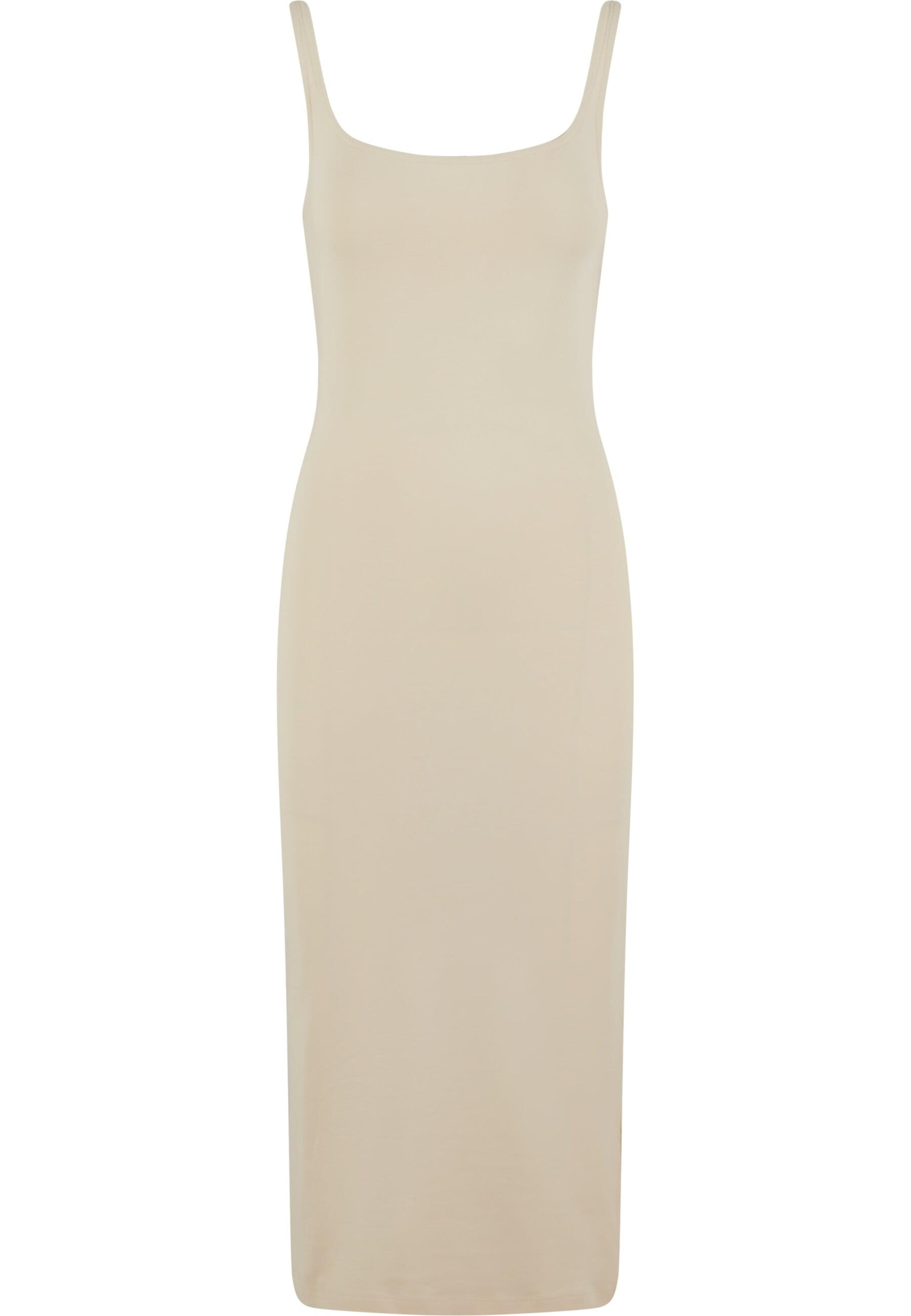 Urban Classics Рокля в бежово: отпред