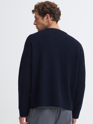 Casual Friday - Casaco de malha 'CFAiko Knit' em azul