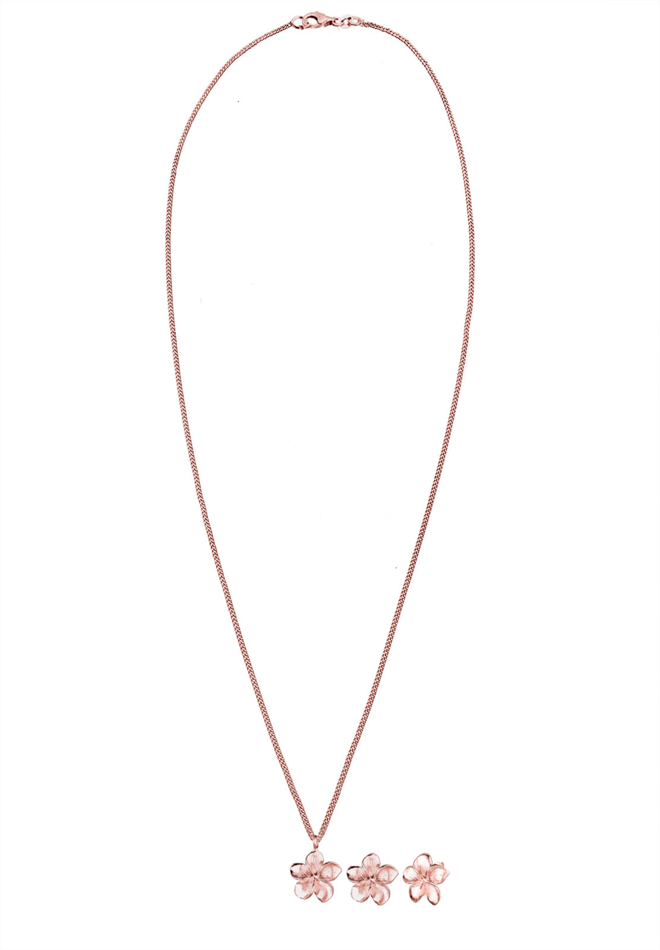 Parure de bijoux 'Frangipani' ELLI en rose