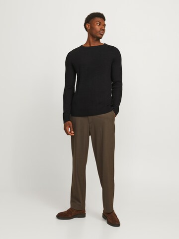 JACK & JONES Sweater 'JJPannel' in Black