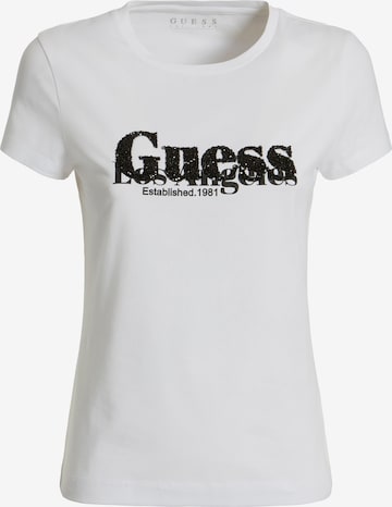 GUESS Shirt in Weiß: front