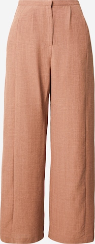 Pantalon à pince 'Zuri' ABOUT YOU en marron : devant