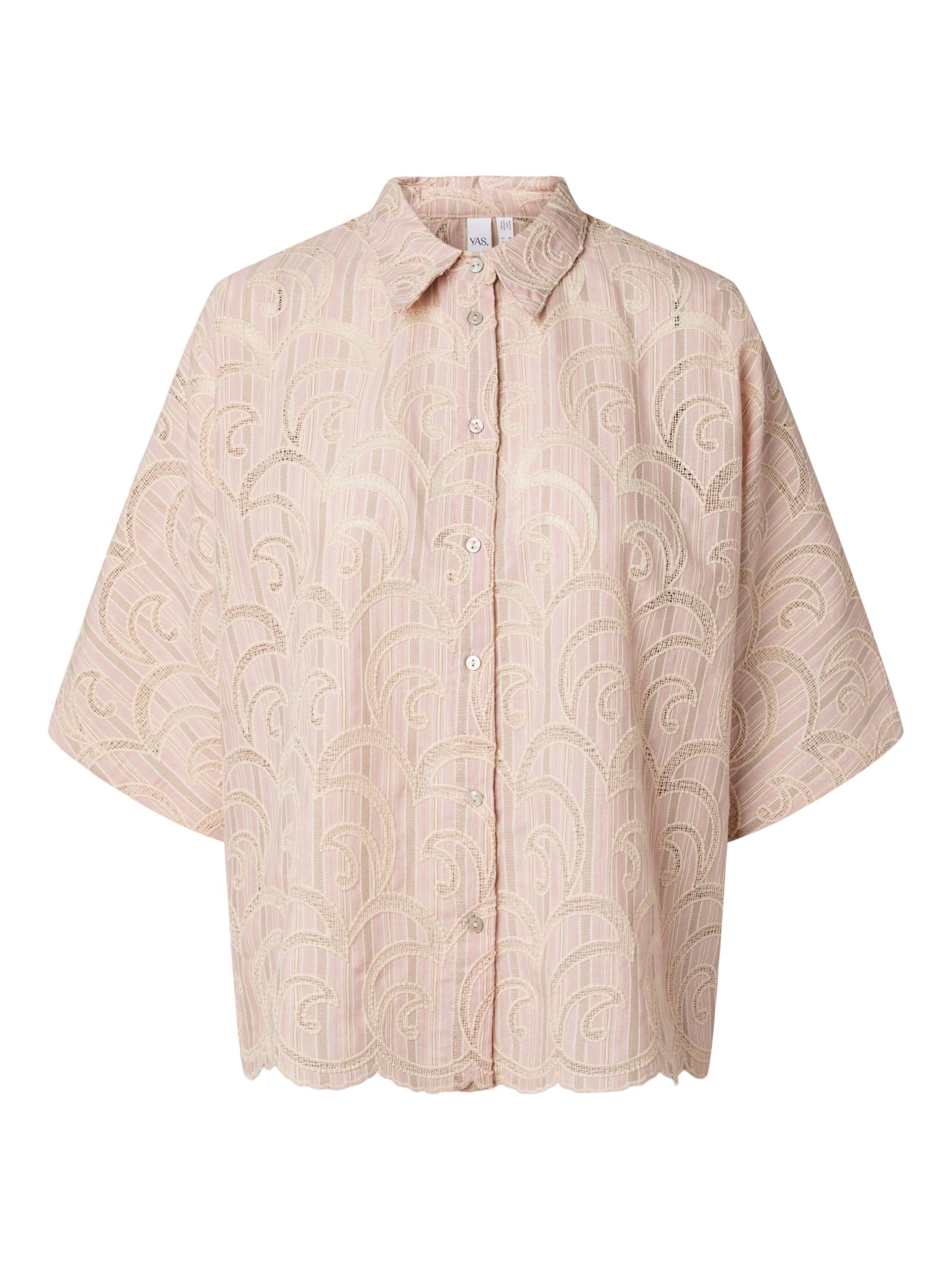 YAS Bluse 'YASHalino' i pink: forside