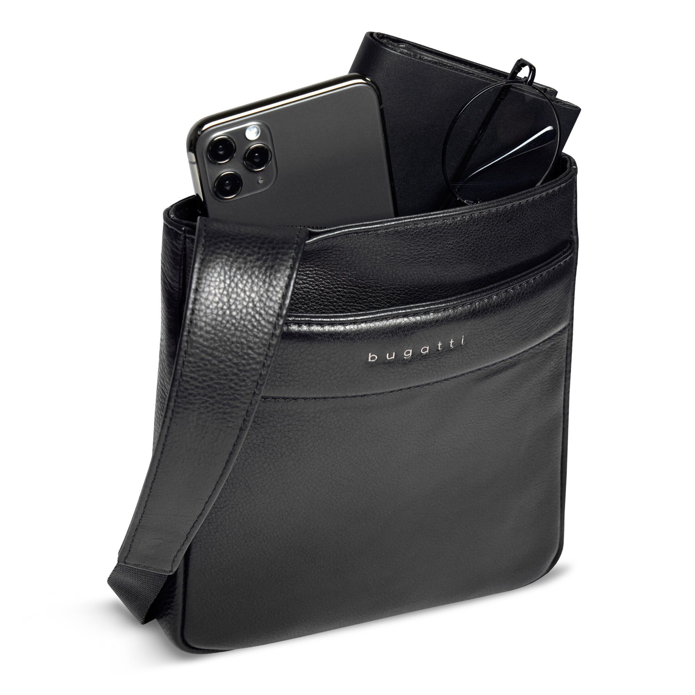 bugatti Crossbody Bag 'Nome' in Black