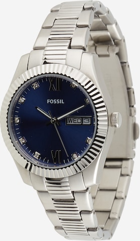 FOSSIL Analoginen kello värissä sininen: edessä