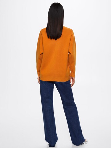 MANGO Sweater 'Lotus' in Orange