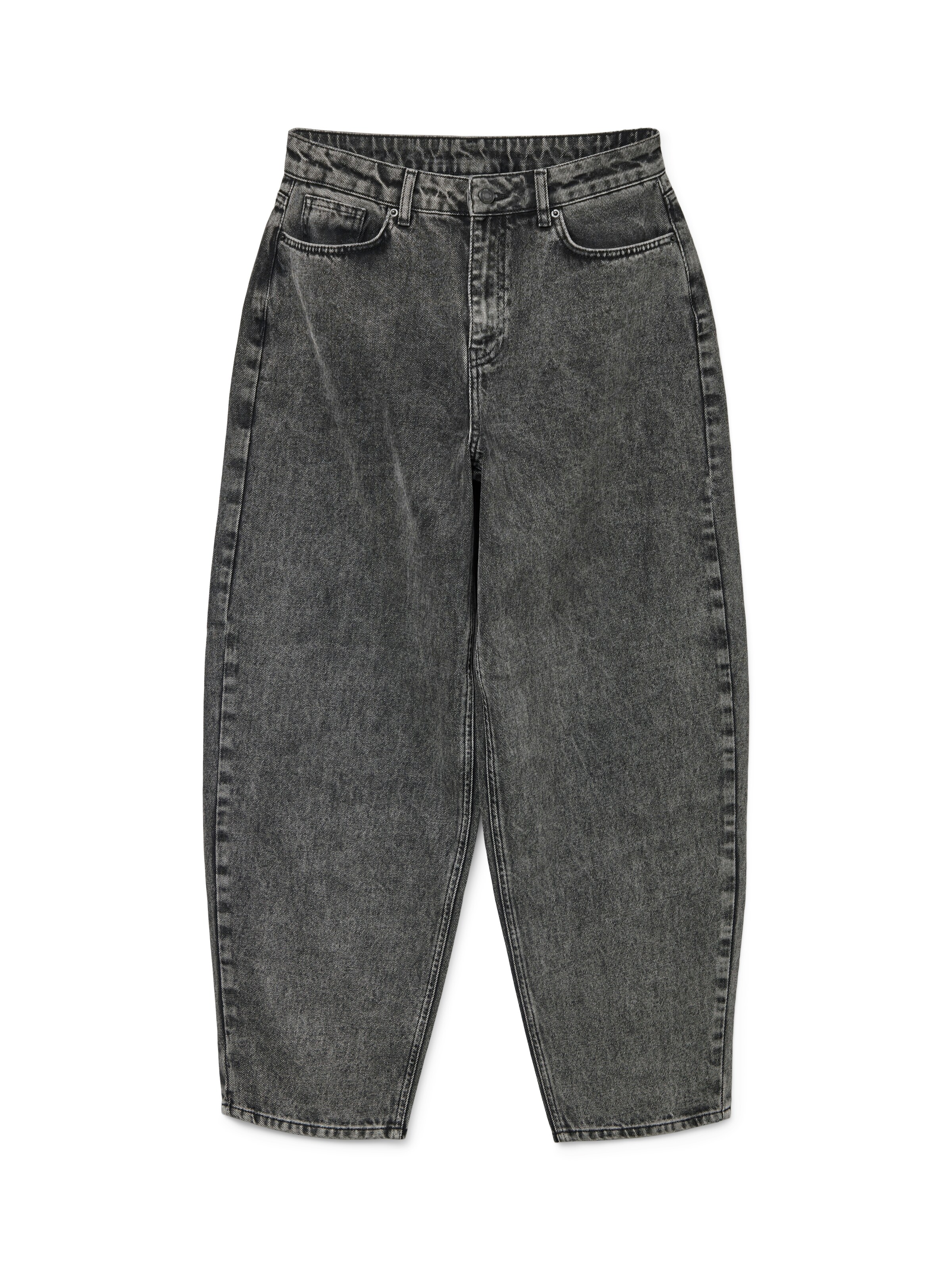 VERO MODA Ohlapna forma Kavbojke 'VMOLLIE' | siva barva: sprednja stran