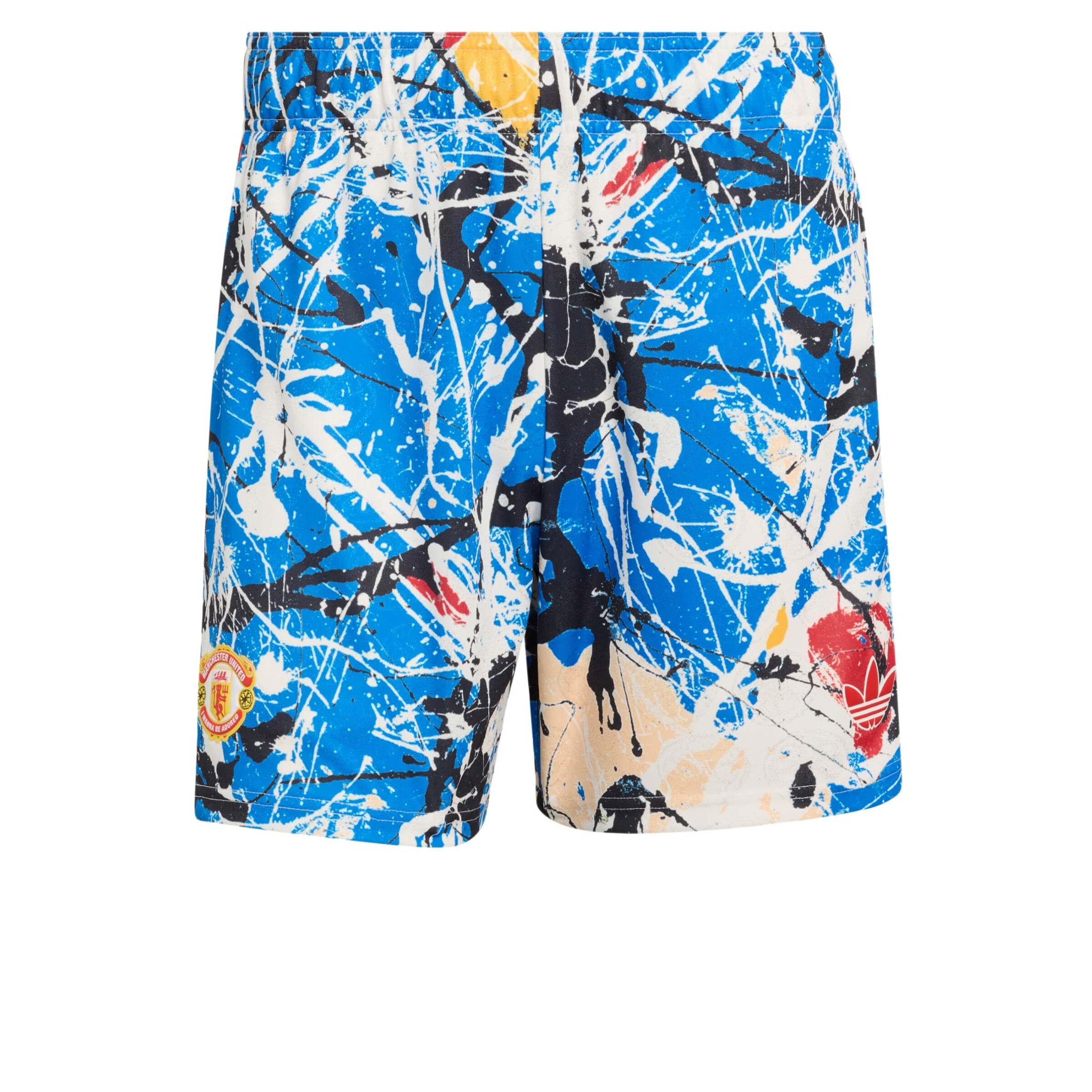 ADIDAS PERFORMANCE Sportbroek 'Manchester United Stone Roses' in de kleur Beige / Blauw / Rood, Productweergave