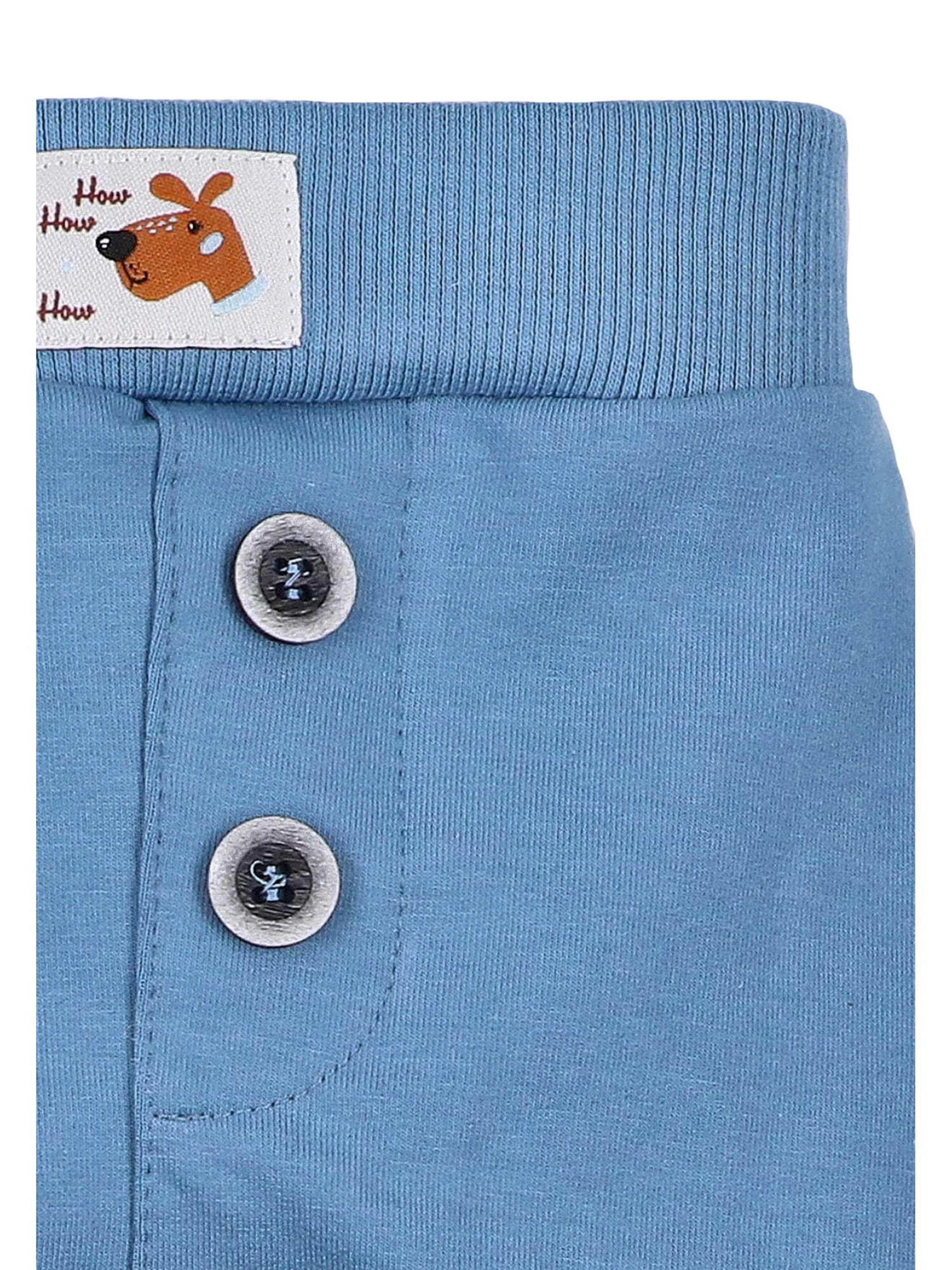 NINI Tapered Broek 'Hund' in Blauw