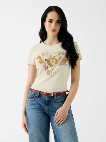 GUESS T-Shirt in Gelb: Vorderseite