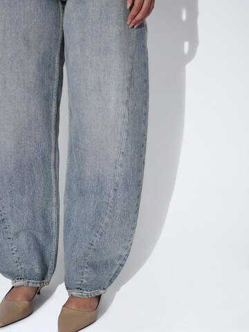 Dr. Denim Loosefit Jeans 'Nanci Mid Barrel Seam' in Blauw