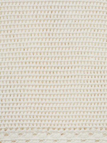 MANGO Knitted top 'MORONA' in Beige