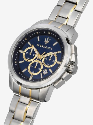 Maserati Uhr in Silber