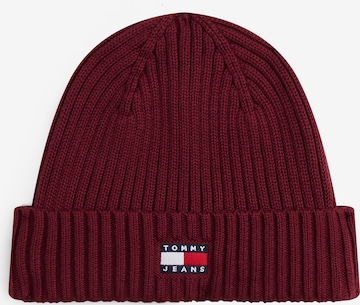 Tommy Jeans Шапка 'HERITAGE' в червено: отпред