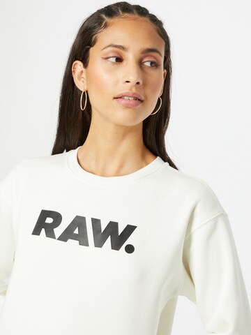 G-Star RAW Sweatshirt in Weiß