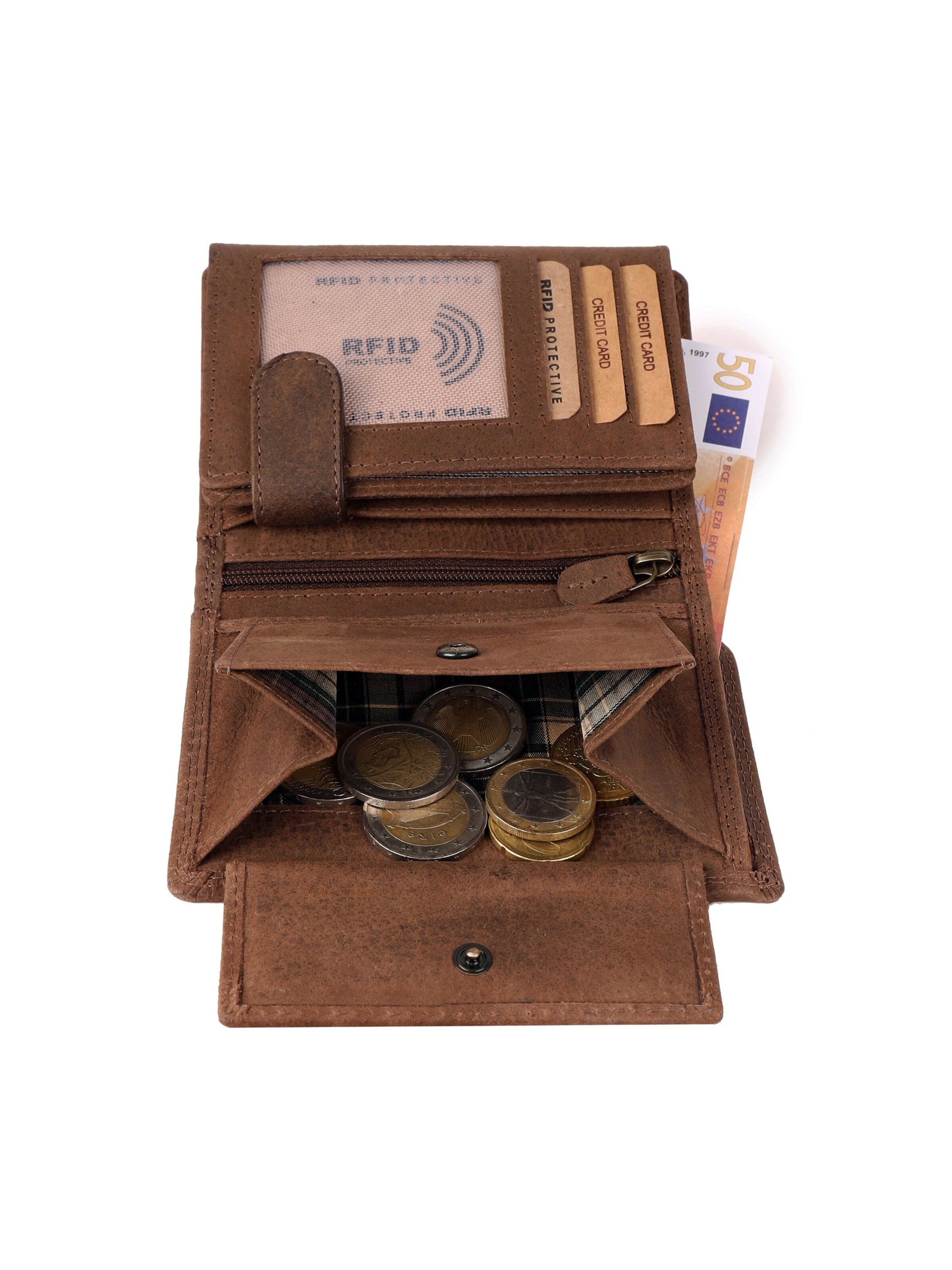 Benthill Wallet in Brown