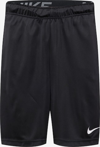 Regular Pantalon de sport NIKE en noir : devant