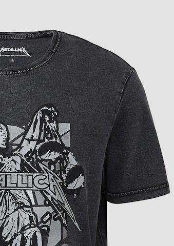 T-Shirt 'Metallica' QS en gris