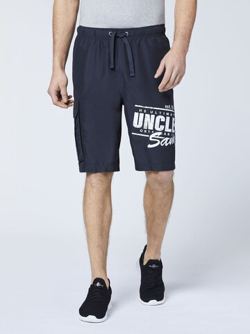 UNCLE SAM Regular Pants in Blue: front