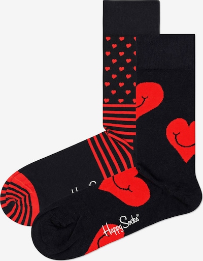 Calzino Happy Socks di colore rosso / nero, Visualizzazione prodotti