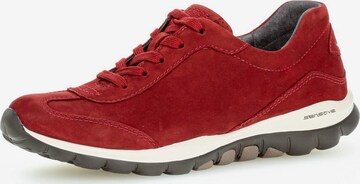 GABOR Athletic Lace-Up Shoes in Red: front