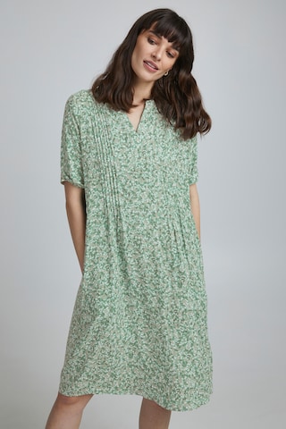 Fransa Summer Dress in Green: front