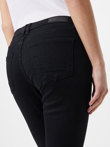 ESPRIT Skinny Jeansy w kolorze czarny