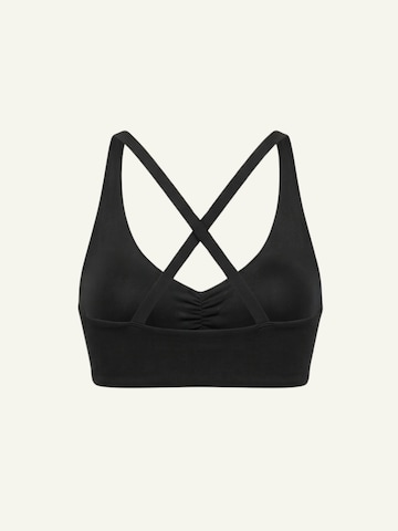 ZUBEK - Bustier Sujetador deportivo en negro