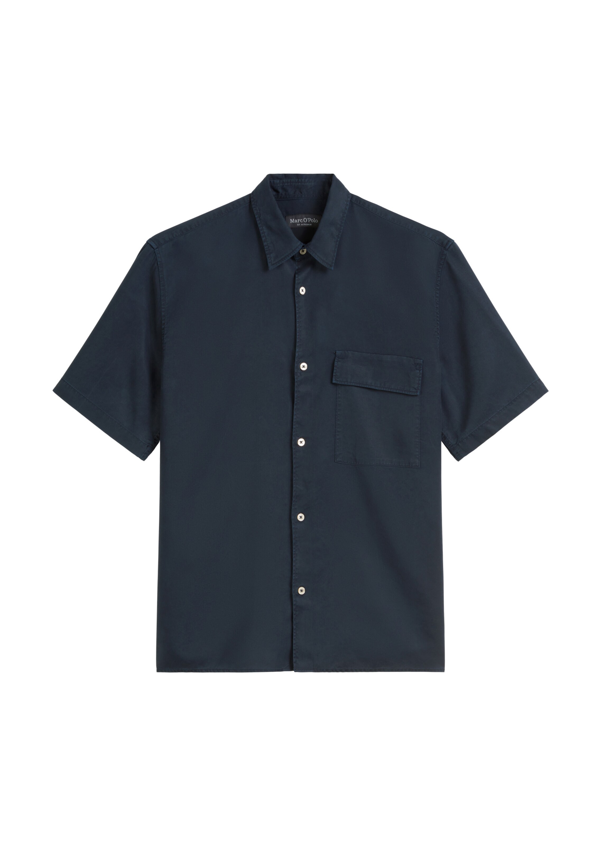 Coupe regular Chemise Marc O'Polo en bleu : devant