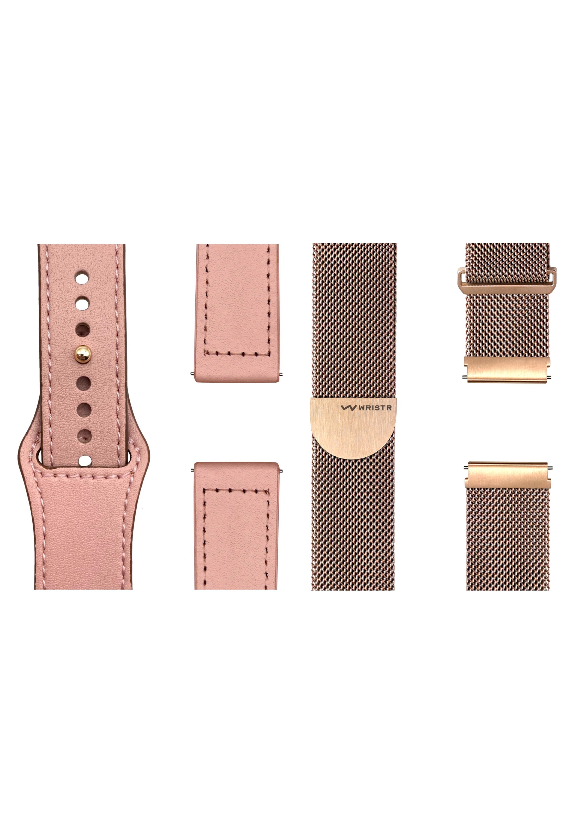 WRISTR Smartwatch-Armband 'Pin' in Gold: Vorderseite