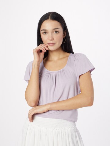 T-shirt GAP en violet : devant