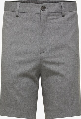 SELECTED HOMME Chino Pants 'ADAM' in Grey: front