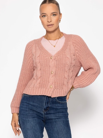 SASSYCLASSY Oversized Cardigan in Pink