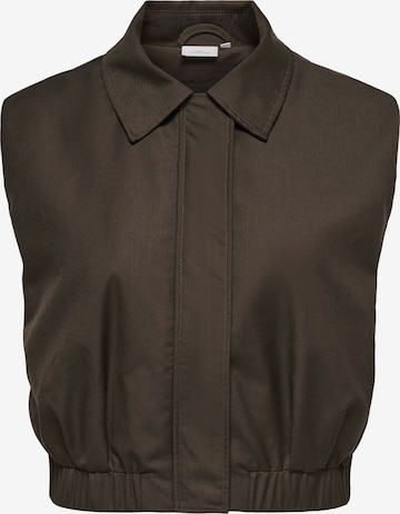ONLY Carmakoma - Chaleco 'CARLissy' en marrón: frente