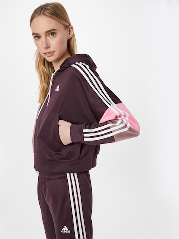 raudona ADIDAS SPORTSWEAR Treniruočių kostiumas 'Bold Block'