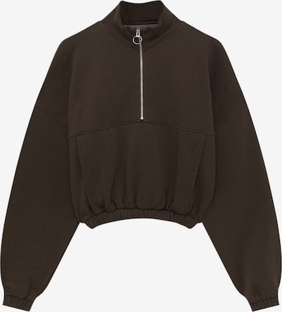 Pull&Bear Sweatshirt i mørkebrun, Produktvisning