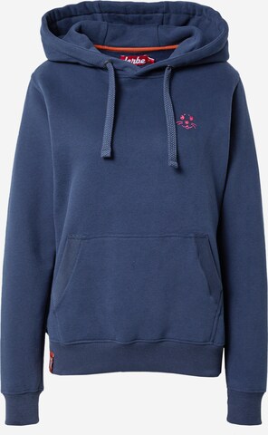 Derbe Sweatshirt in Blauw: voorkant